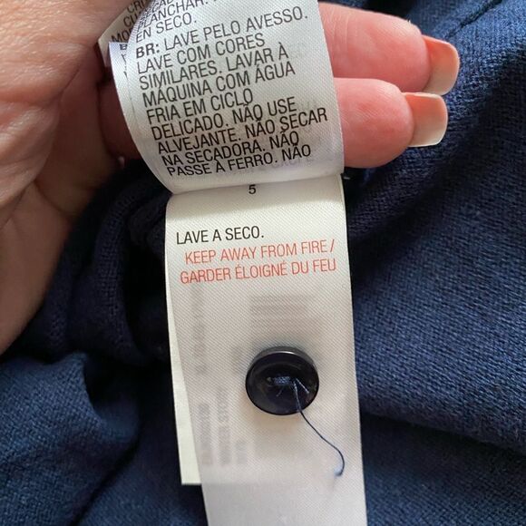 Roxy Winter Story Sweater Dress Long Sleeve Blue New Womens Size XL - Picture 11 of 12